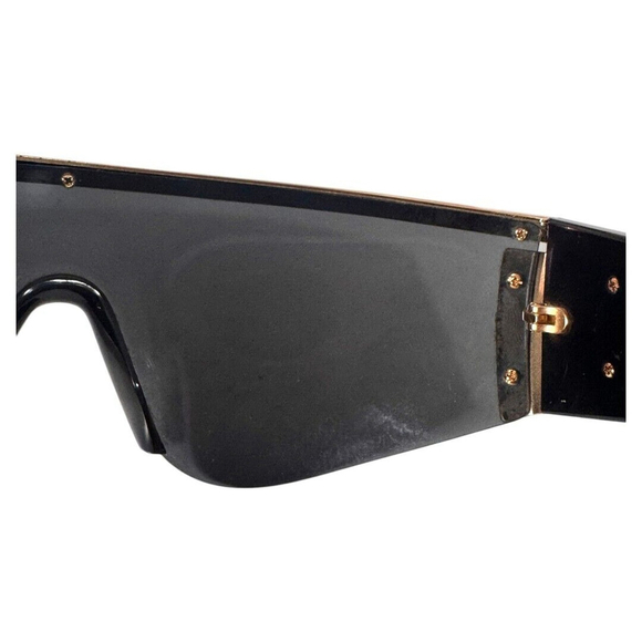 VERSACE MOD.2197 1000/6G TRIBUTE COLLECTION Black &‎ Gold New Women's Sunglasses - Picture 4 of 9